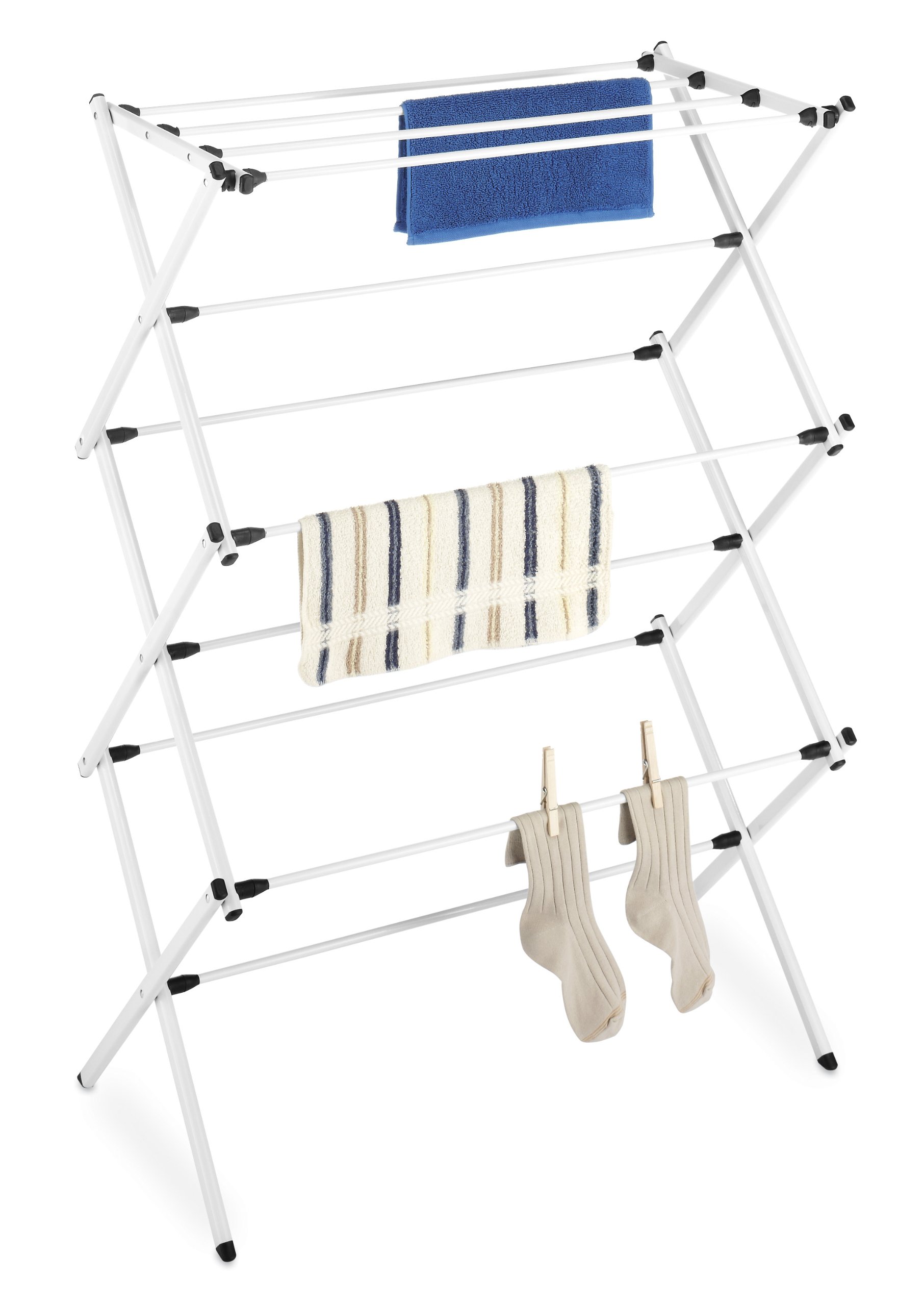 Photo 1 of Whitmor Folding Drying Rack, White