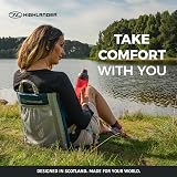 Highlander Foldable Outdoor Seat Mat Lightweight Padded Black view 7