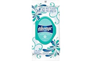 Always Feminine Wipes, Fresh & Clean, Soft Pack, 32 Count, Packaging May Vary