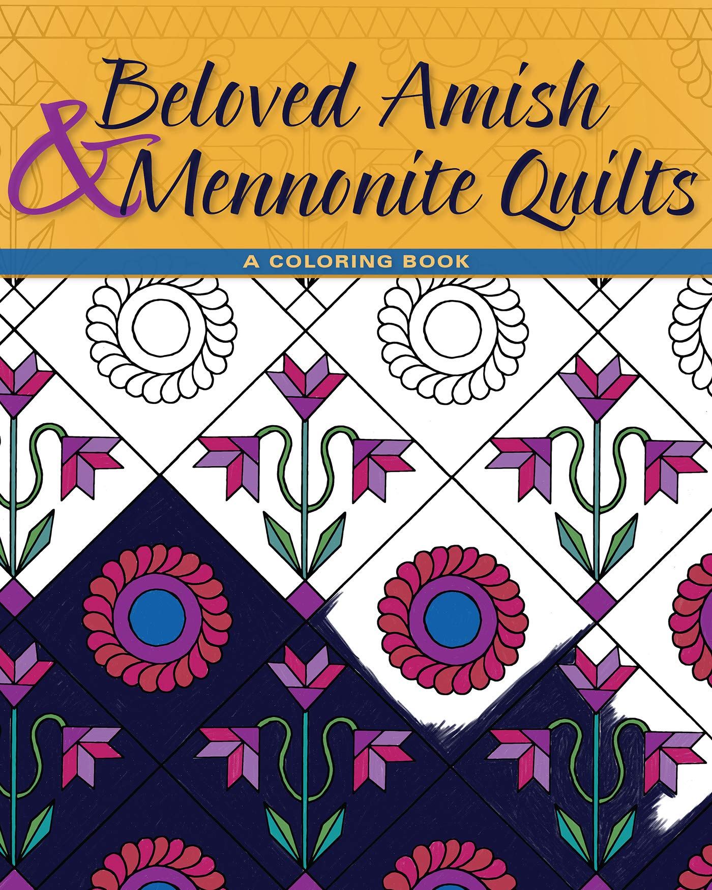 Amazon Com Beloved Amish And Mennonite Quilts A Coloring Book 9781513801520 Herald Press Editors Books