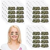 Cholemy 120 Pairs Eye Black Stickers Bulk Baseball Face Glitter Stickers Football Softball Party Favor Spirit Day Accessories(Camouflage,Green2)