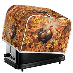 Talayituse Rooster Chicken Maple Leaves Print 4
