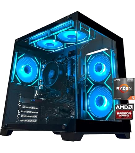 Amazon.com: Gaming Computer RYZEN 7 5700G PC Gaming Desktop 4.6 