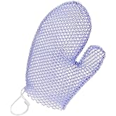 Supracor Spa Bath Mitt Body Exfoliator Face Scrub Sponge (Purple)