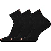 Merrell unisex-adult Men's and Women's Cushioned Cotton Ankle Socks - 3 & 6 Pairs - Breathable Mesh Comfort Zones