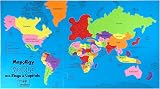 Imagimake Mapology World Map Jigsaw Puzzle with Flags & Capitals 78 pcs view 8