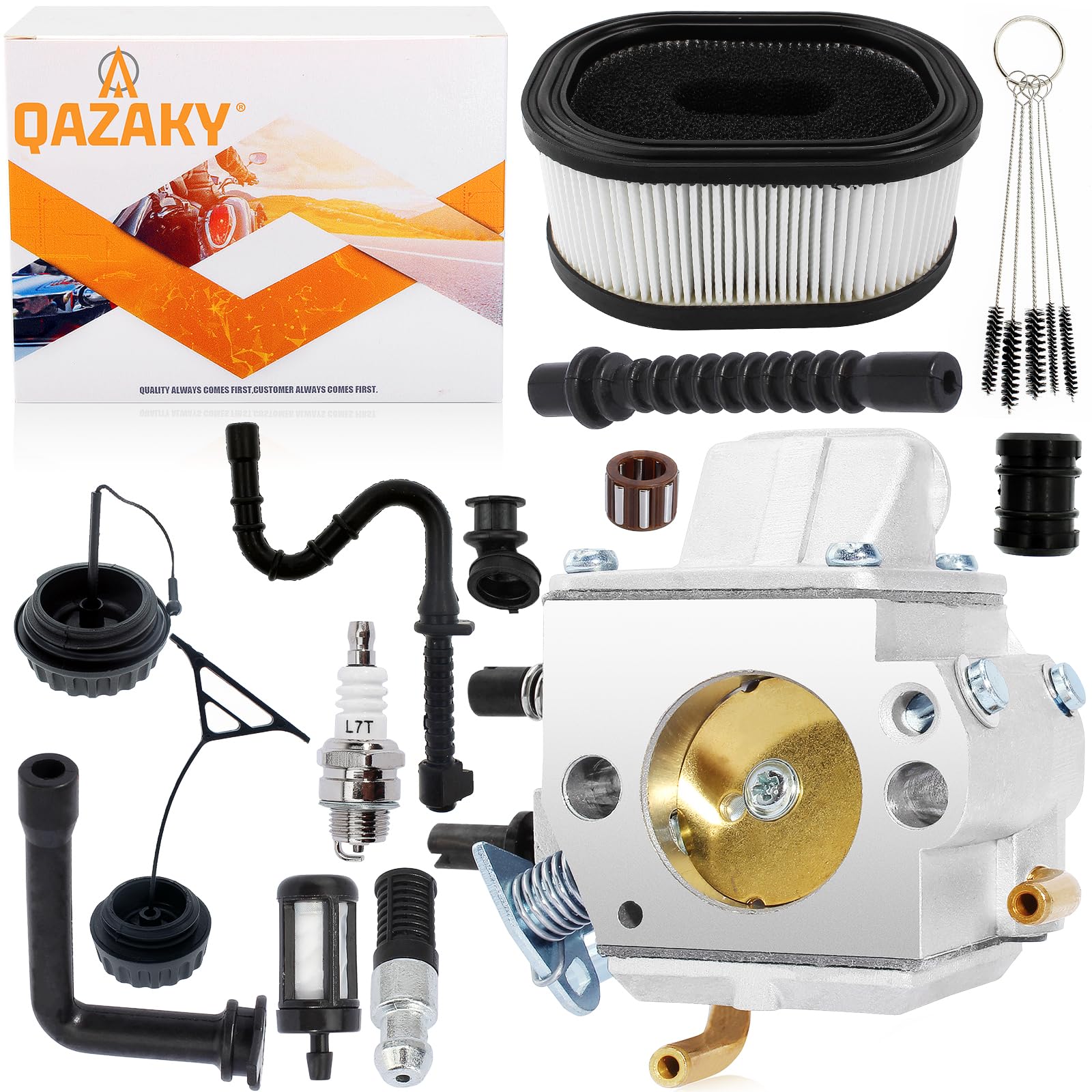 QAZAKY Carburetor Compatible with 044 046 MS440 MS460 Chainsaw HD-14B HD-15-B HD-15C HD-16B HD-16D HD-17C HD-17A HD-17-A HD-24C 1128-120-0625 Carb