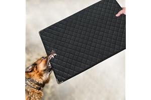 GRENTY Chew Proof Dog Crate Pad for Aggressive Chewers, Indestructible Dog Bed, Waterproof Crate Pads for Cages, Durable Crate Mat for Medium Pet（47x28 in）