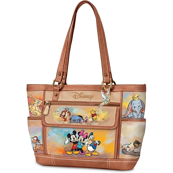 Bradford Exchange Mickey And Minnie Mouse Convertible Sweethearts Backpack Bag Available at the @Disneystore * Mickey and Minnie Mouse  main image 4