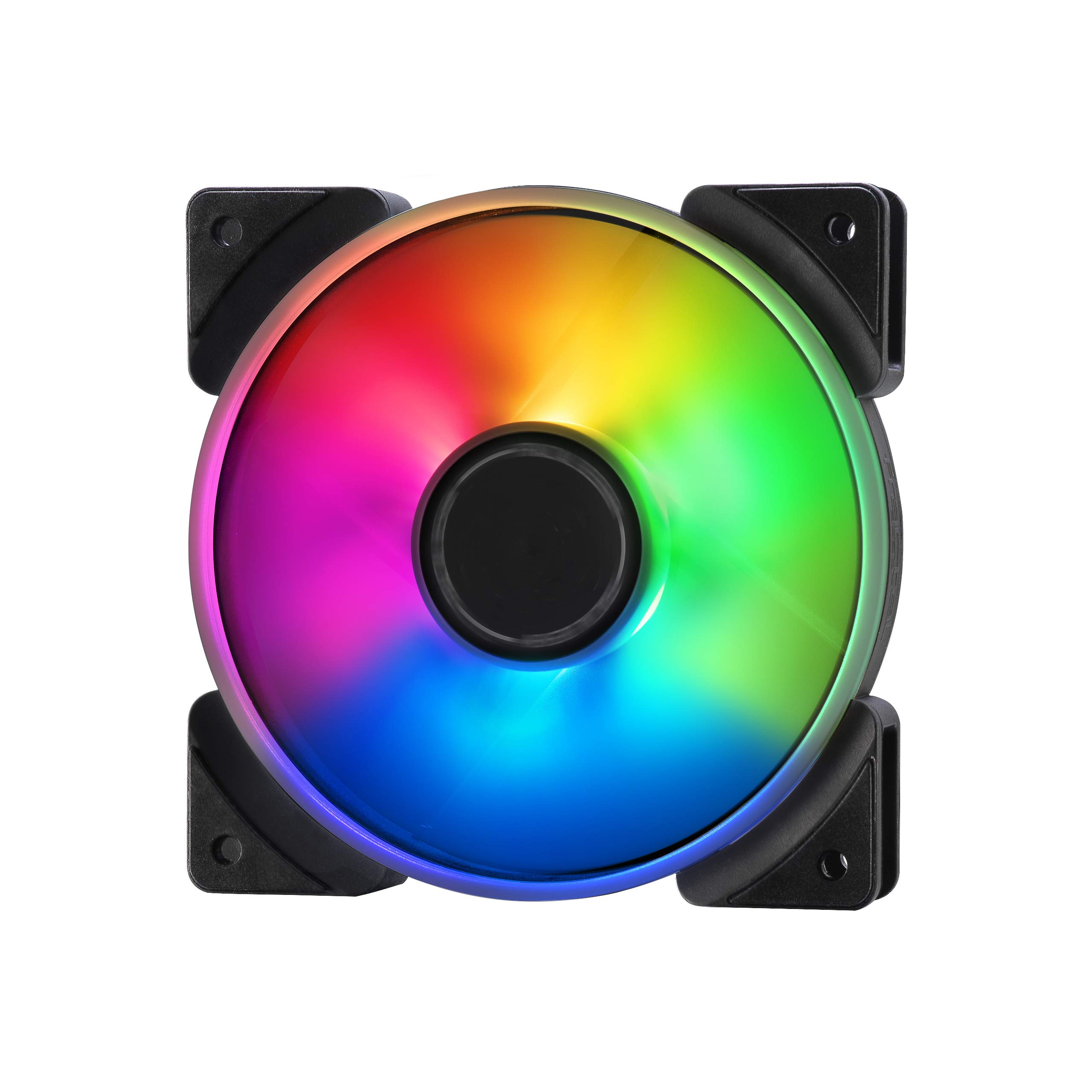 Fractal Design Prisma AL-12 – 120mm Computer Fan - PWM Control - Six addressable RGB LEDs - ARGB - Optimized for Silent Computing and High Airflow - LLS Bearings - TripWire Technology - RGB (1-pack)