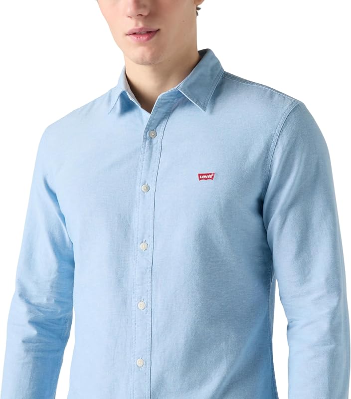 Long-Sleeve Battery Housemark Slim Chemise Homme, Allure, S