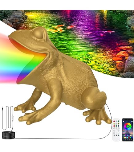 thumbnail image 2 of Pond Lights LED Underwater Light 360° Adjustable Waterproof Fountain Lights Submersible Spotlight For Ponds Fountain Waterfall Aquarium 2 of 13
