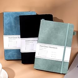 CAGIE 3 Pack Journals Notebooks for Women Men Thick
