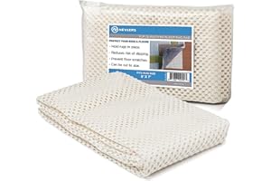 Nevlers Non Skid Rug Pad 5x7 ft | Extra Thick Rug Gripper | Premium Non Slip Rug Pads | White Runner Rug Pad |Reversible Area Rug Pad Gripper | Anti Slip Rug Pad |Customizable Rug Mats for Under Rugs
