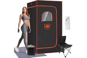 OneAmg Sauna Box,Portable Sauna for Home,2024 Sauna Tent with 3L 110V Steamer,9 Levels,36 * 36 * 71inch