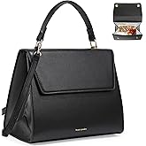 BEAUTYGOODIES X-Large Lunch Bag for Women, Work, Picnics and Parties, Insulated Cute Tote Purse Black,Stylish Bag for Women at Work, Office, Insulated Cooler for women, Ladies, Teachers, Nurses