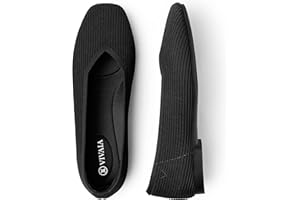 VIVAIA Margot 2.0 Women's Casual Flats Slip on Washable Ballet Flats Shoes Comfortable Square-Toe Style