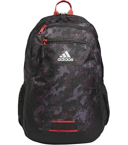 adidas excel 2 backpack grey scarlet 6 School Backpack, 40L : Electronics Zippered mesh pocket to hold an ice pack adidas Excel Backpack - Grey