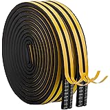Weather Stripping for Door,Insulation Weatherproof Doors and Windows Soundproofing Seal Strip,Collision Avoidance Rubber Self