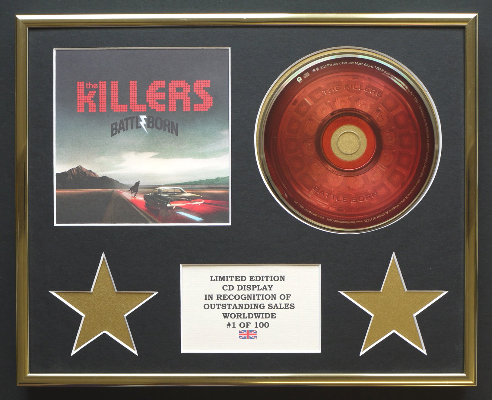 THE KILLERS/CD DISPLAY/LIMITED EDITION/BATTLE BORN