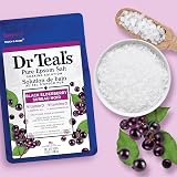 Dr Teal's Black Elderberry Epsom Salt Soaking Solution for Muscle Relief view 3