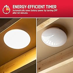 Energizer LED Ceiling Light Fixture, Battery
