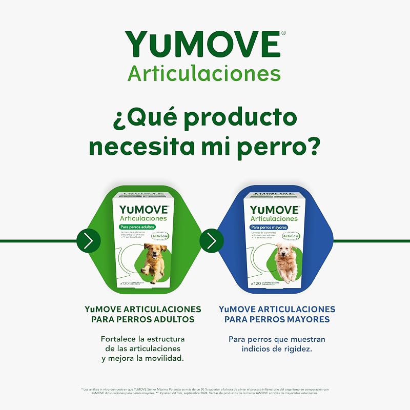 Condroprotector Perros 2-7 Años, 120 Comprimidos ActivEase Movilidad