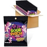 SOUR PATCH KIDS Glow Ups Strawberry-Watermelon Soft & Chewy Candy, Bulk Candy, 12-3.08 oz Bags