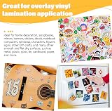 TECKWRAP Laminating Sheets Clear Vinyl Laminate Sheets 28 Sheets A4 210x297mm view 6