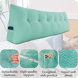 ZOEMO Large Bolster Triangular Headboard Wedge