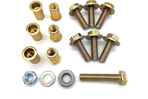 Region Offroad Skid Plate Nutserts and Bolts Set Compatible with Jeep Wrangler TJ LJ 2003-2006