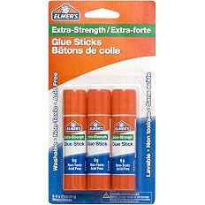 Elmer's Extra-Strength Glue Sticks, Washable and Non-Toxic, 8 g, 3 Count - View 5