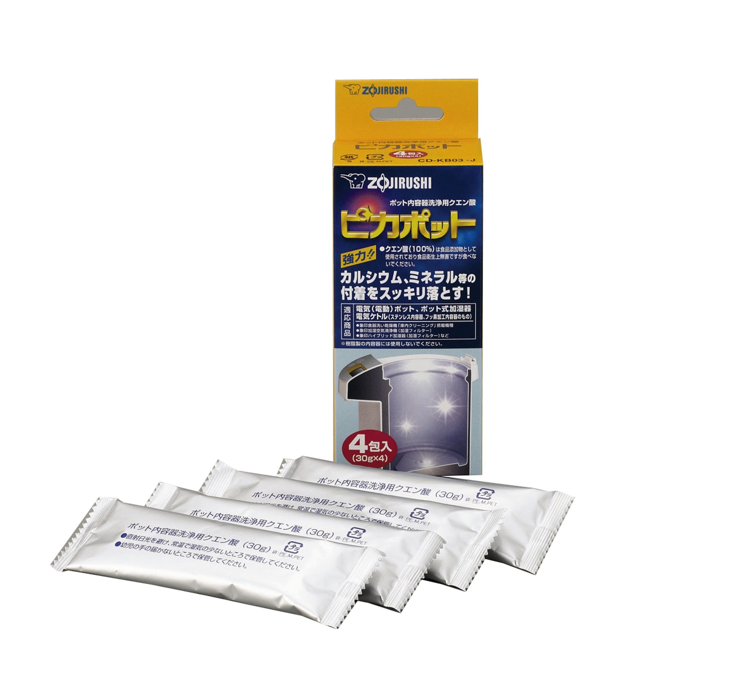 象印 ポット内容器洗浄用クエン酸 ピカポット CD-KB03-J シルバー商品画像