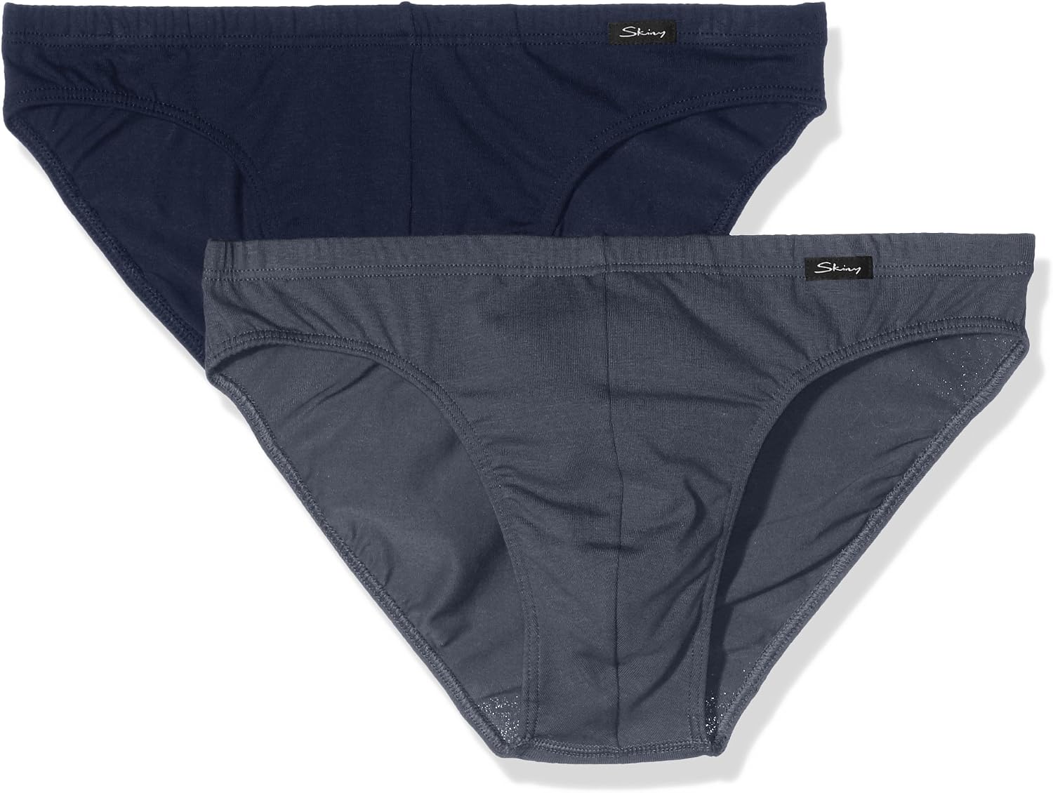 Schiesser Damen Midi Slip Baumwolle – 2er Pack, Schwarz, Klassische Passform, Aus Europa