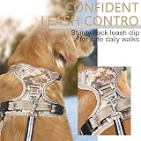 HEELE Dog Harness No Pull Camouflage Small Release Front Back Clips view 7