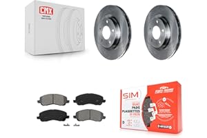 Transit Auto Front Disc Brake Rotors And Semi-Metallic Pads Kit Replacement For Mitsubishi Jeep RVR Outlander Patriot Lancer 