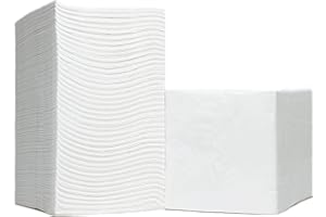 500 Pack Cocktail Napkins Paper - Quality 3-Ply White Beverage Napkins - Restaurant, Event, Bar Napkins - Perfect Size Desser