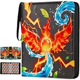 Card Binder for Cards, 9-Pocket Trading Card Binder with 50 Removable Sleeves Fits 900 Cards,Card Collection Binder Album (900 Pockets)