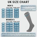 360 Relief 1 Pair Compression Socks 15-20 mmHg Grey S/M Travel Flight view 3