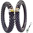 Pirelli Scorpion MX Extra X Front 80/100-21 & Rear 100/90-19 Dirt Bike Tires with Keychain - Two Pack