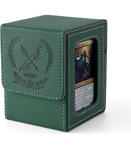 Fantasy North - Aelwyn Alorr - Wood Elf Ranger - 100 Textured Matte TCG Card  Sleeves - Fits Magic MTG Commander Pokemon and Other Card Games - Playing Card  Sleeves