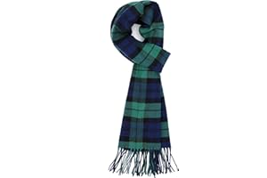 Achillea Cashmere Feel Tartan Plaid Scarf - Classic Winter Scarf for Men & Women, Scottish Heritage Holiday Gift