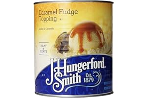 J. Hungerford Smith Fudge Topping, Caramel, 138 Ounce