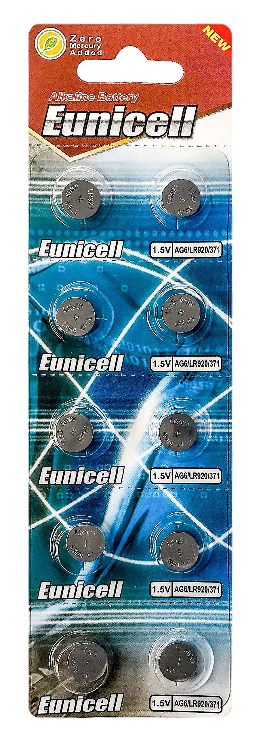 Eunicell AG6 4 x 40 Blister Card Germany Sales=Batteries