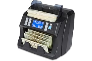 ZZap Bill Value Counter & Counterfeit Detector - Money Cash Currency Machine (NC25)