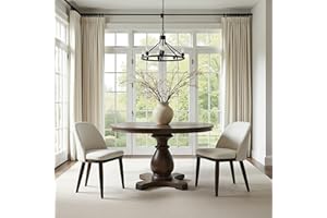 Aykah Raya Dining Chairs Set of 2, Modern Upholstered Dining Room Kitchen Side Chair with Wooden Legs, Space Saving, Easy to 