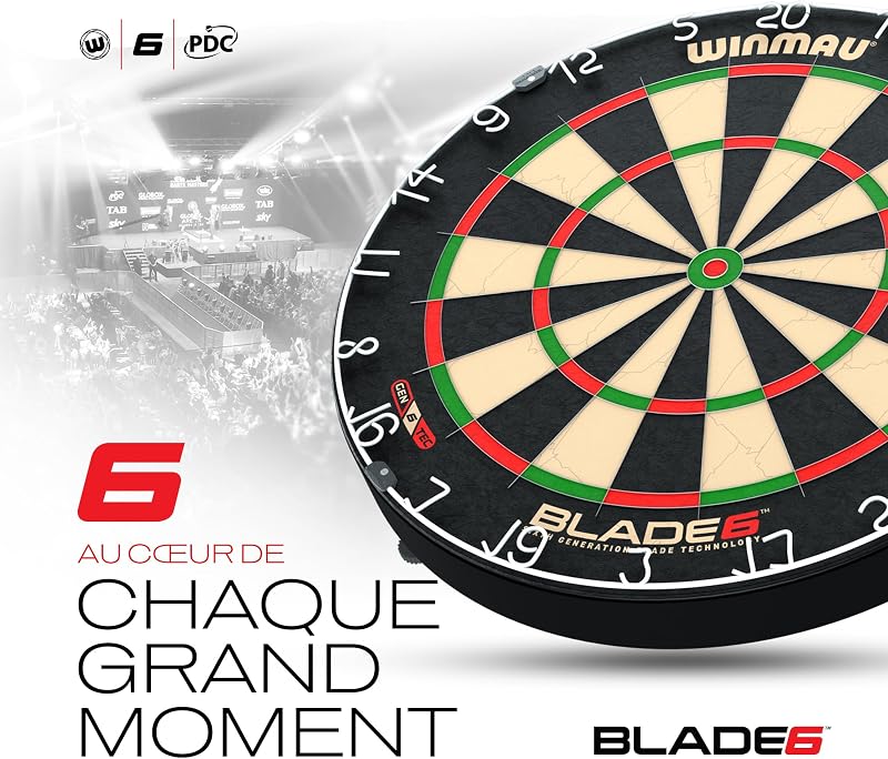| Darts Blade 6 | Cible de Fléchettes Sisal Professionnelle
