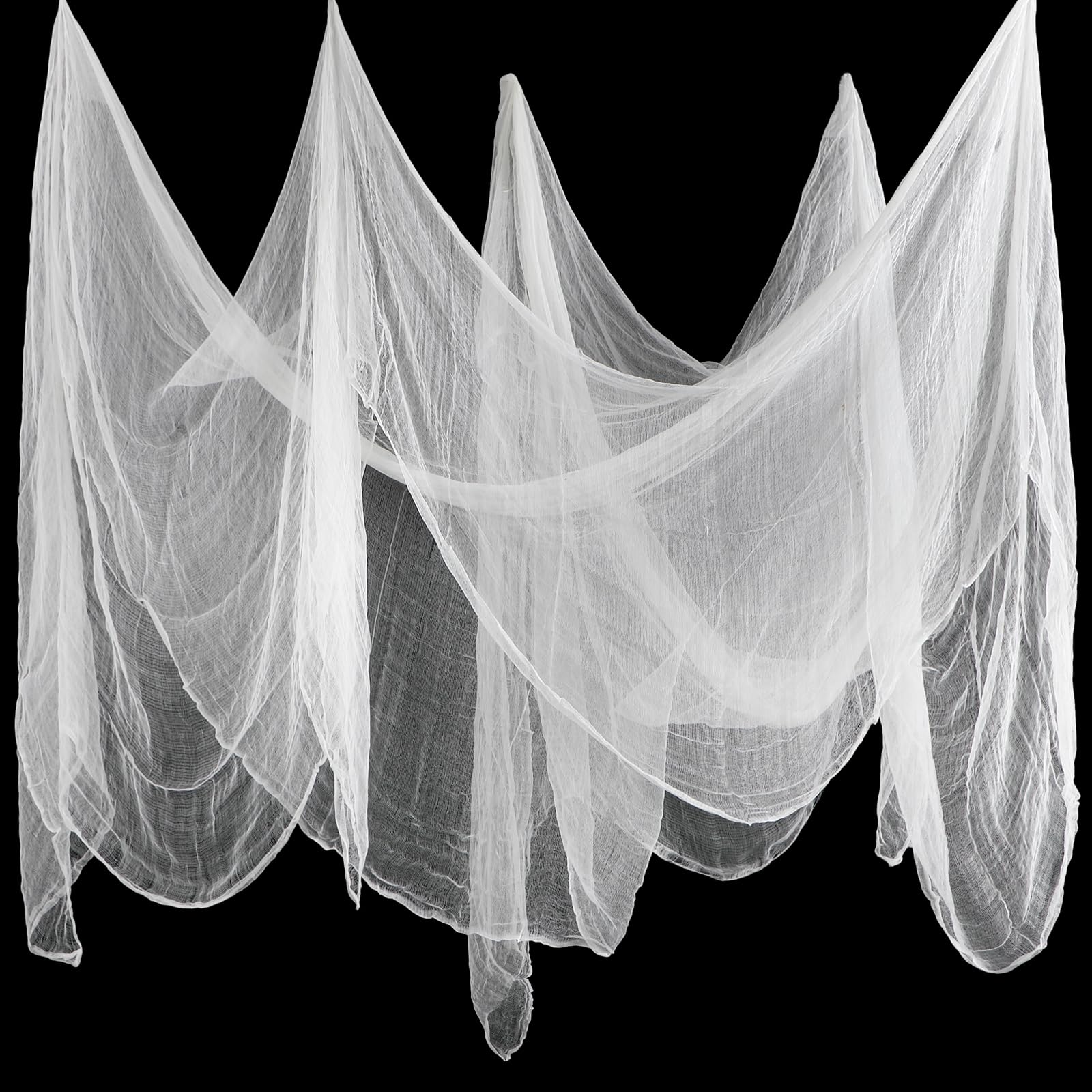 Boao Halloween Cheese cloth 85 x 394 Inch White