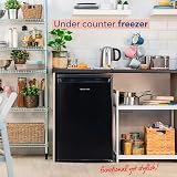 Russell Hobbs Under Counter Freezer 91 L, 55 cm, 3 Drawers, Black view 3