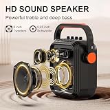 JYX Karaoke Machine 2 Wireless Mics Bluetooth Speaker Portable 5200mAh view 2
